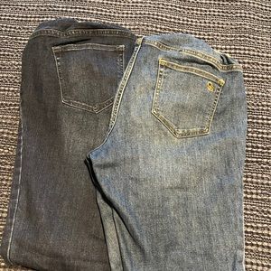 2 Jessica Simpson maternity skinny jeans - Large